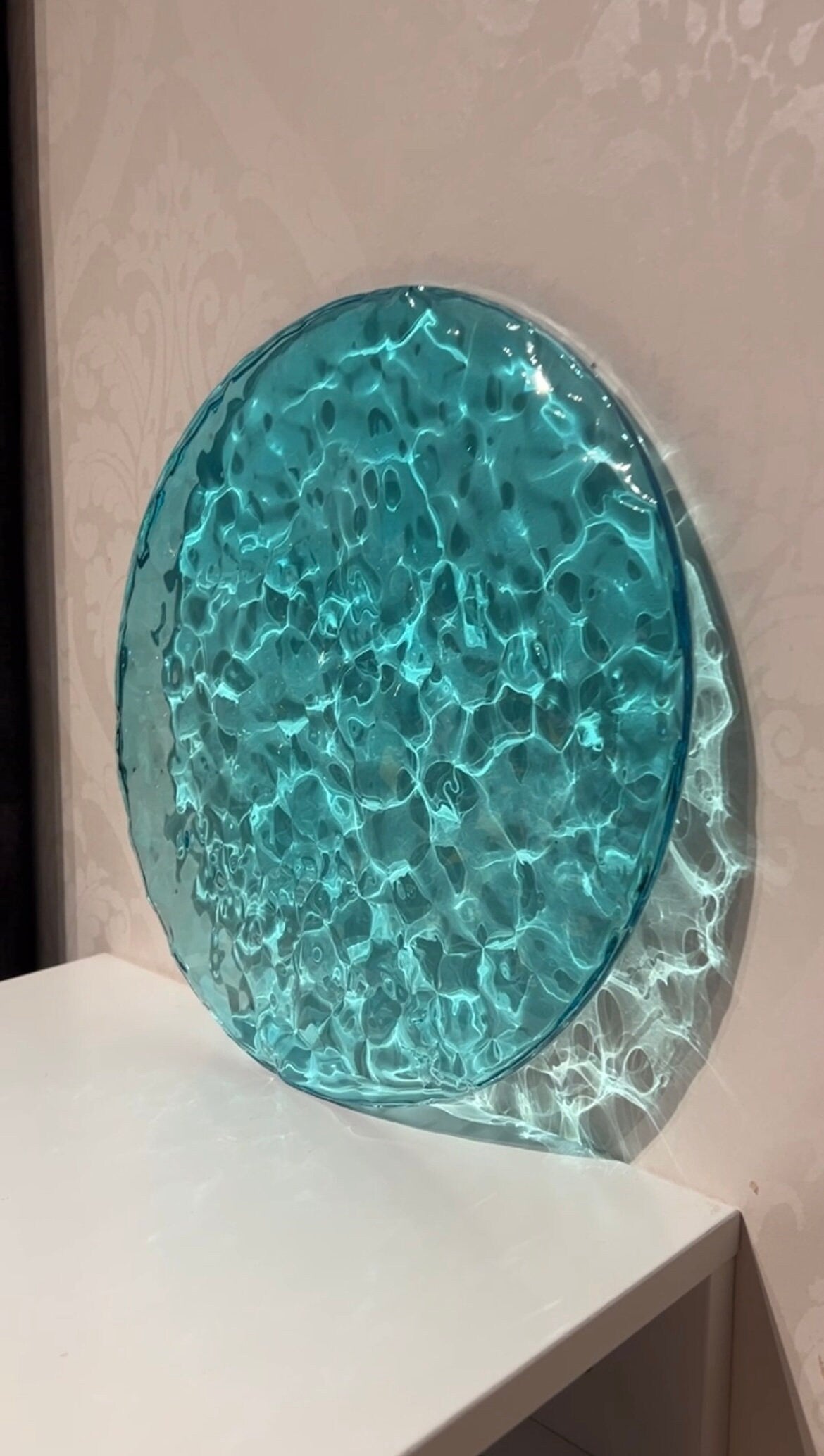 Vatteninspirerad konst 30 cm- Ocean art