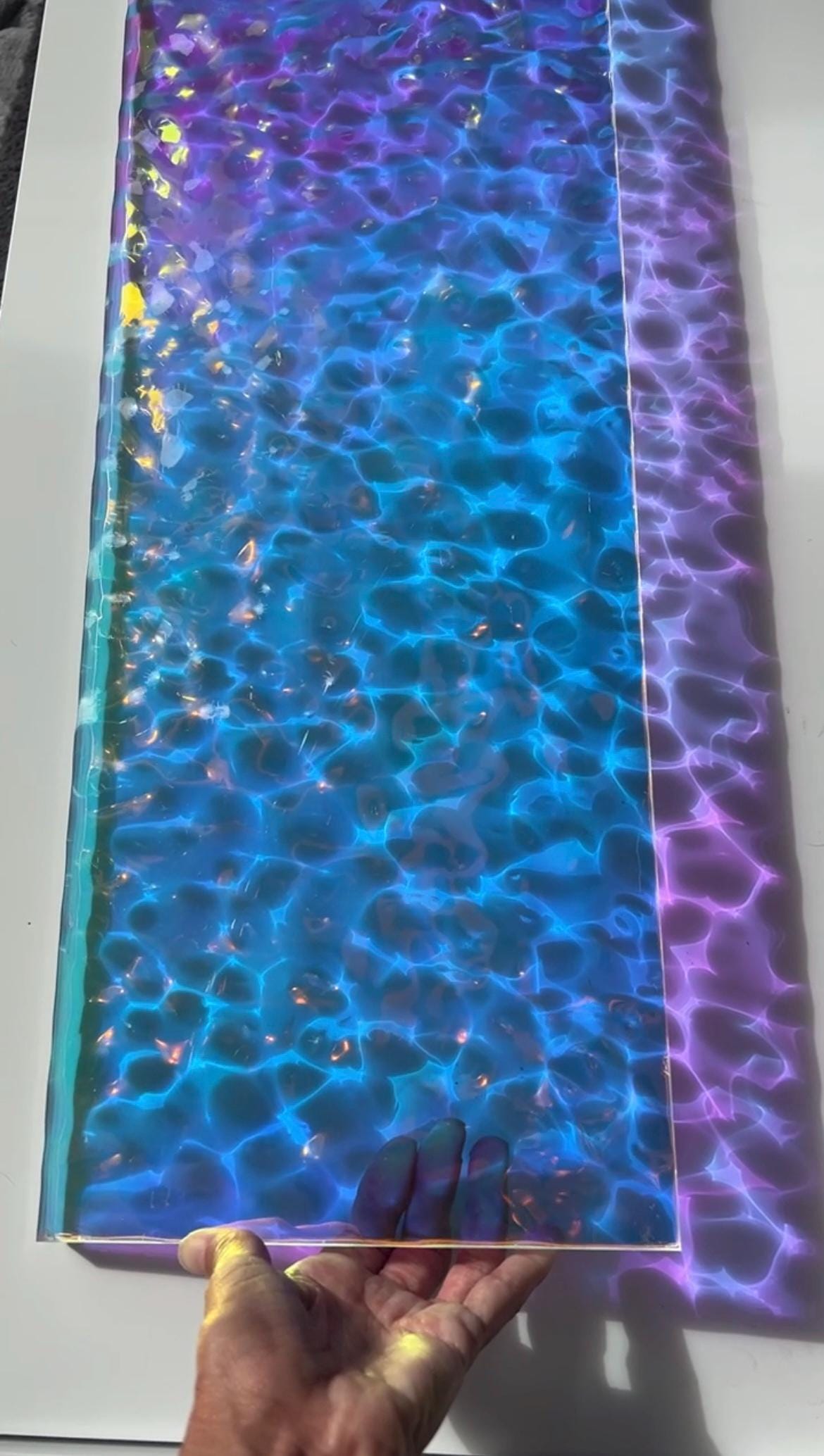 Vatten-inspirerad silikonform 20 x 60 cm