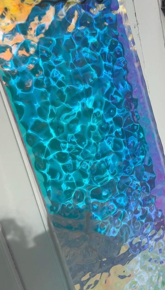 USED Water ripple silicone mold 20 cm x 60 cm / Resin mold