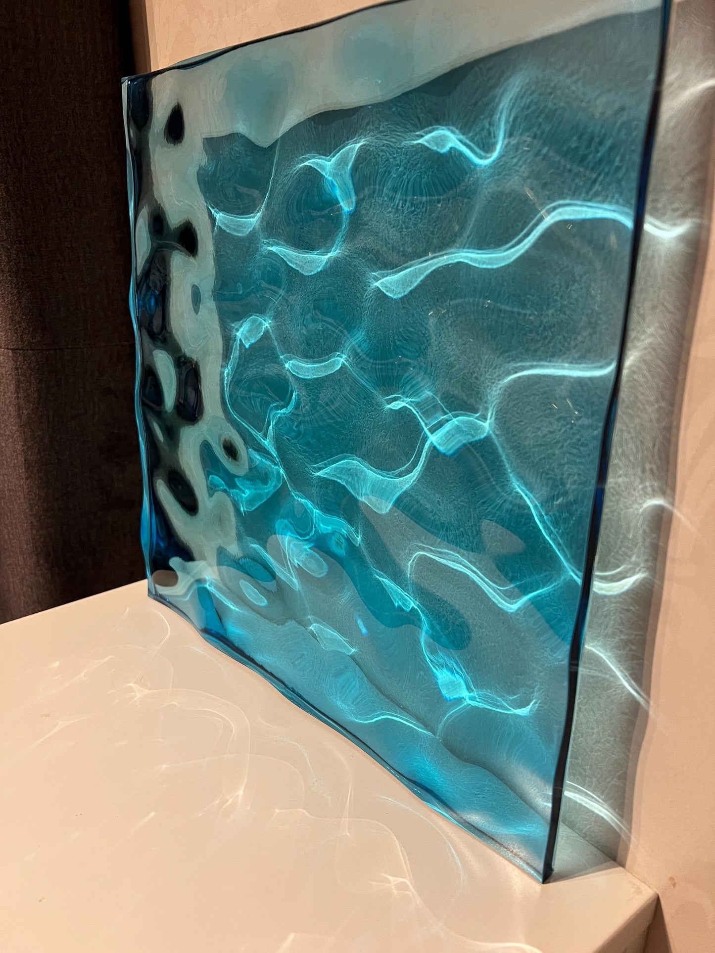 Vatteninspirerad konst 30x30 cm - Ocean art