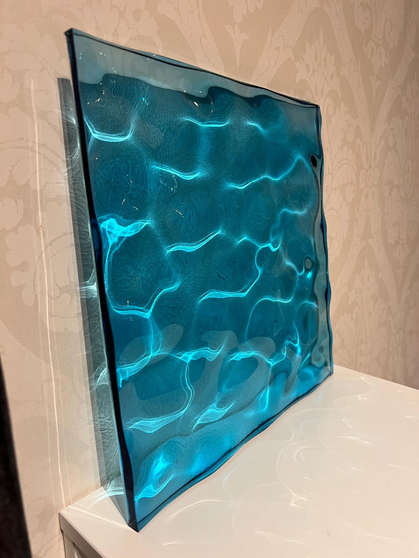 Vatteninspirerad konst 30x30 cm - Ocean art