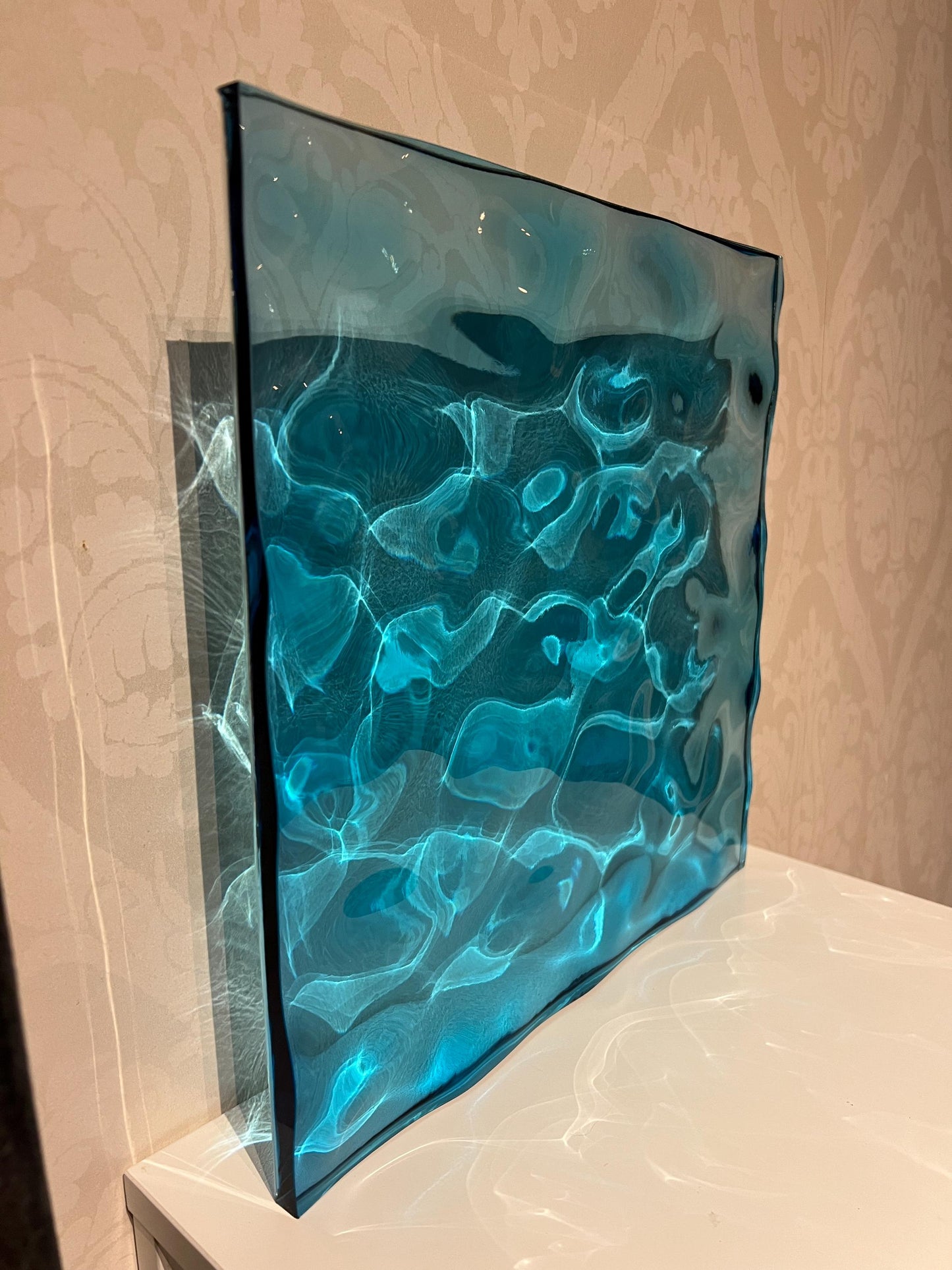 Vatteninspirerad konst 30x30 cm - Ocean art