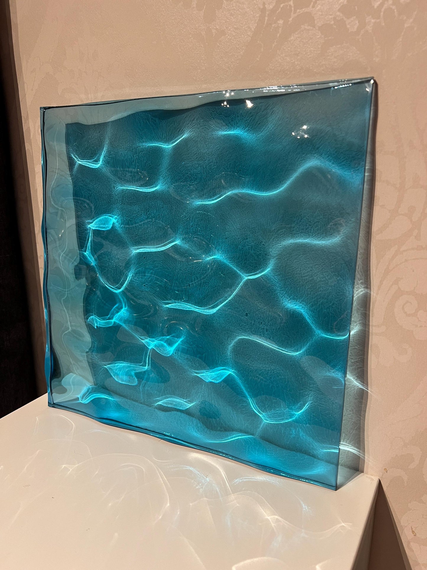 Vatteninspirerad konst 30x30 cm - Ocean art