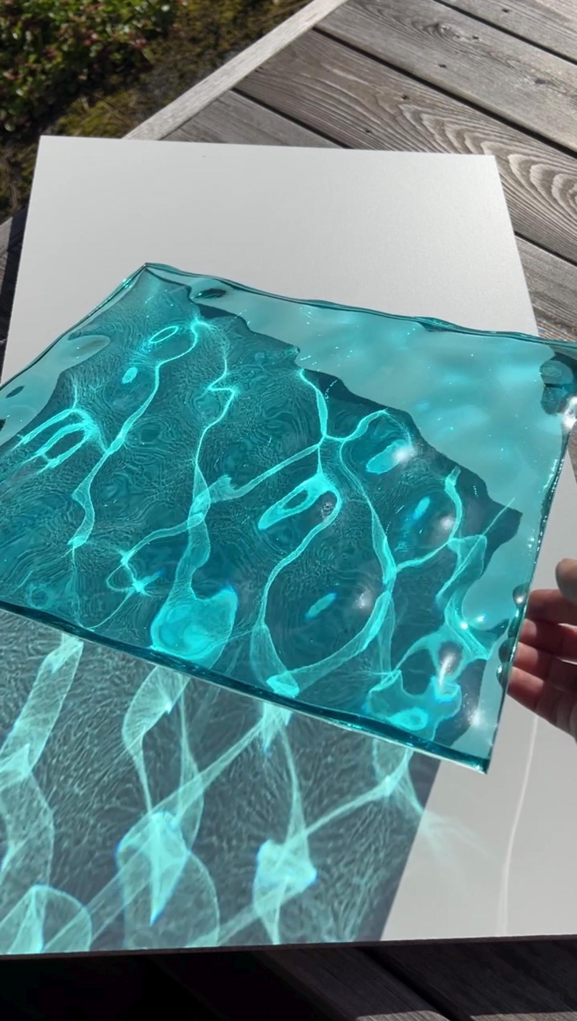 Vatteninspirerad konst 30x30 cm - Ocean art