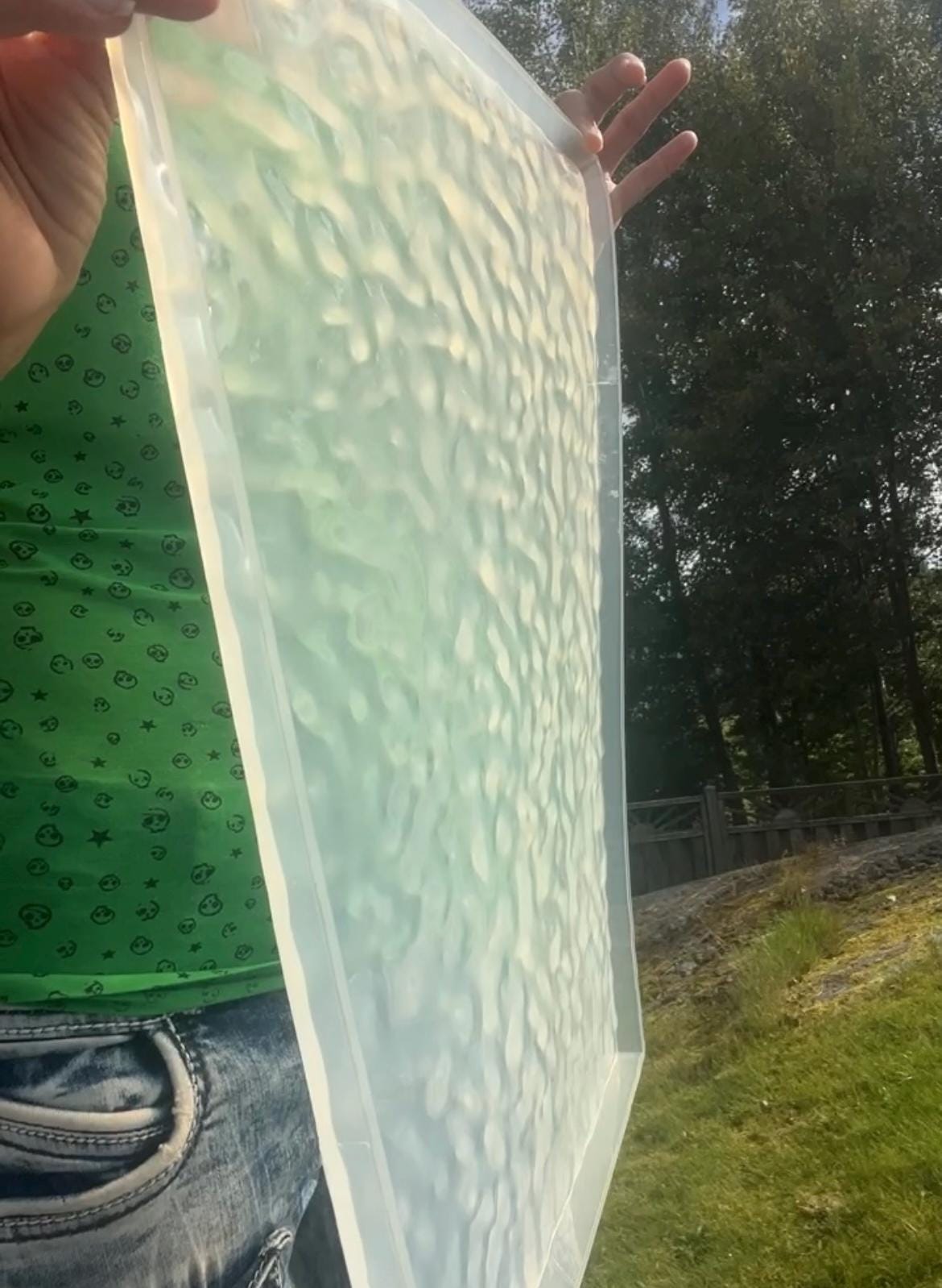Vatten-inspirerad silikonform 30x40 cm