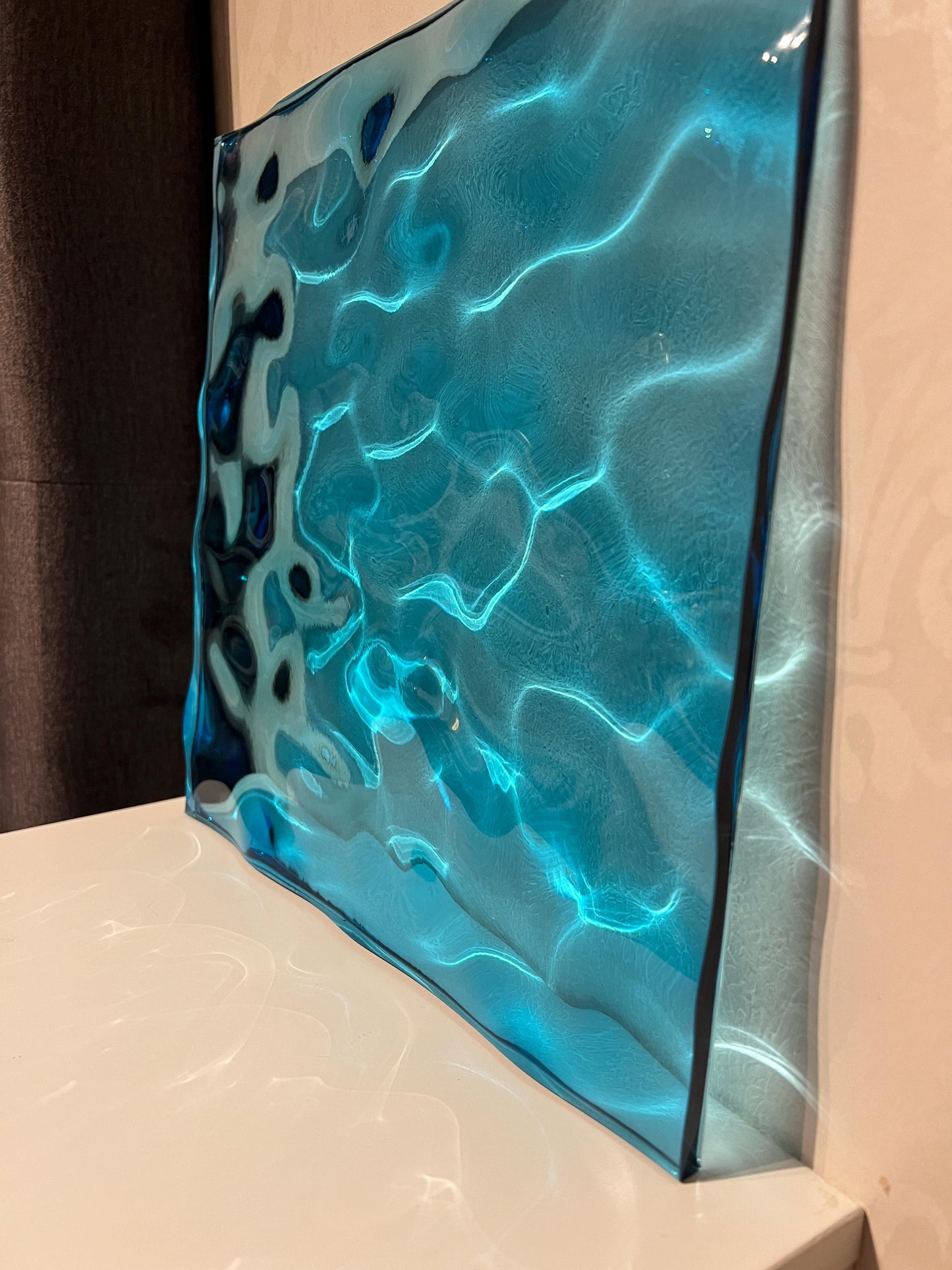 Vatteninspirerad konst 30x30 cm - Ocean art