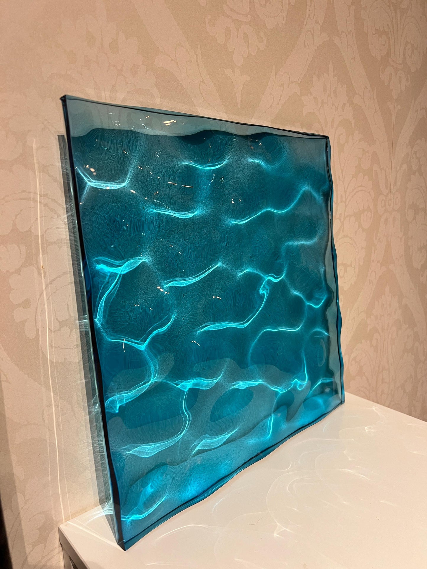 Vatteninspirerad konst 30x30 cm - Ocean art