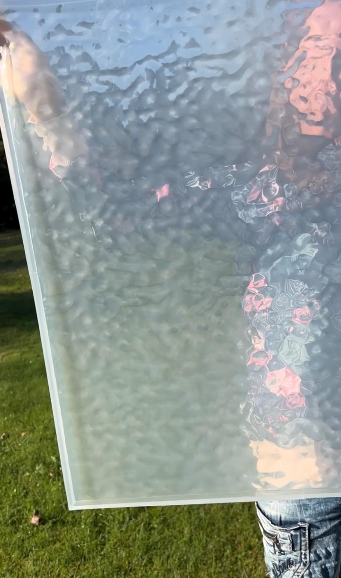 Vatten-inspirerad silikonform XXL 60x60 cm
