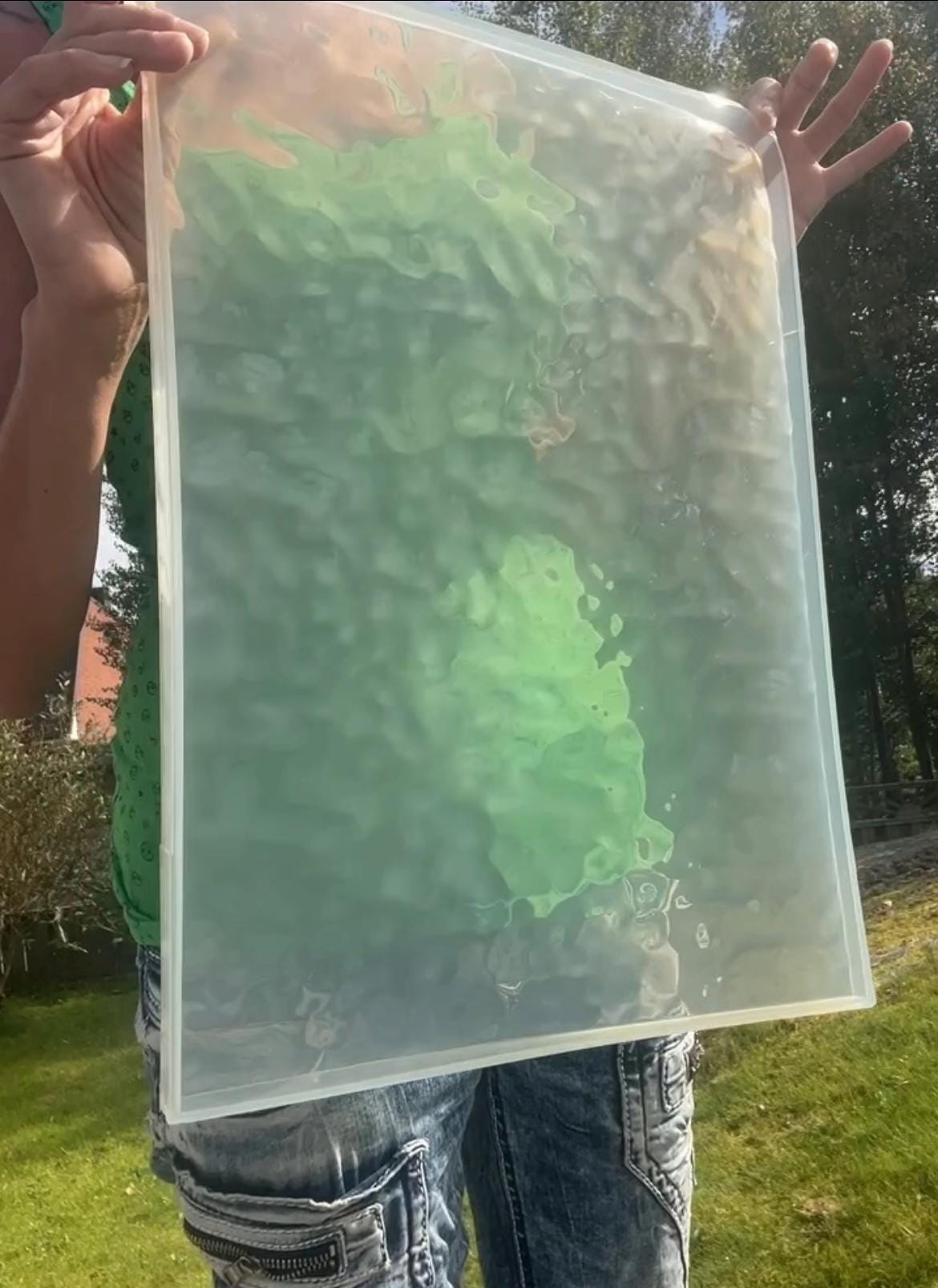 Vatten-inspirerad silikonform 30x40 cm
