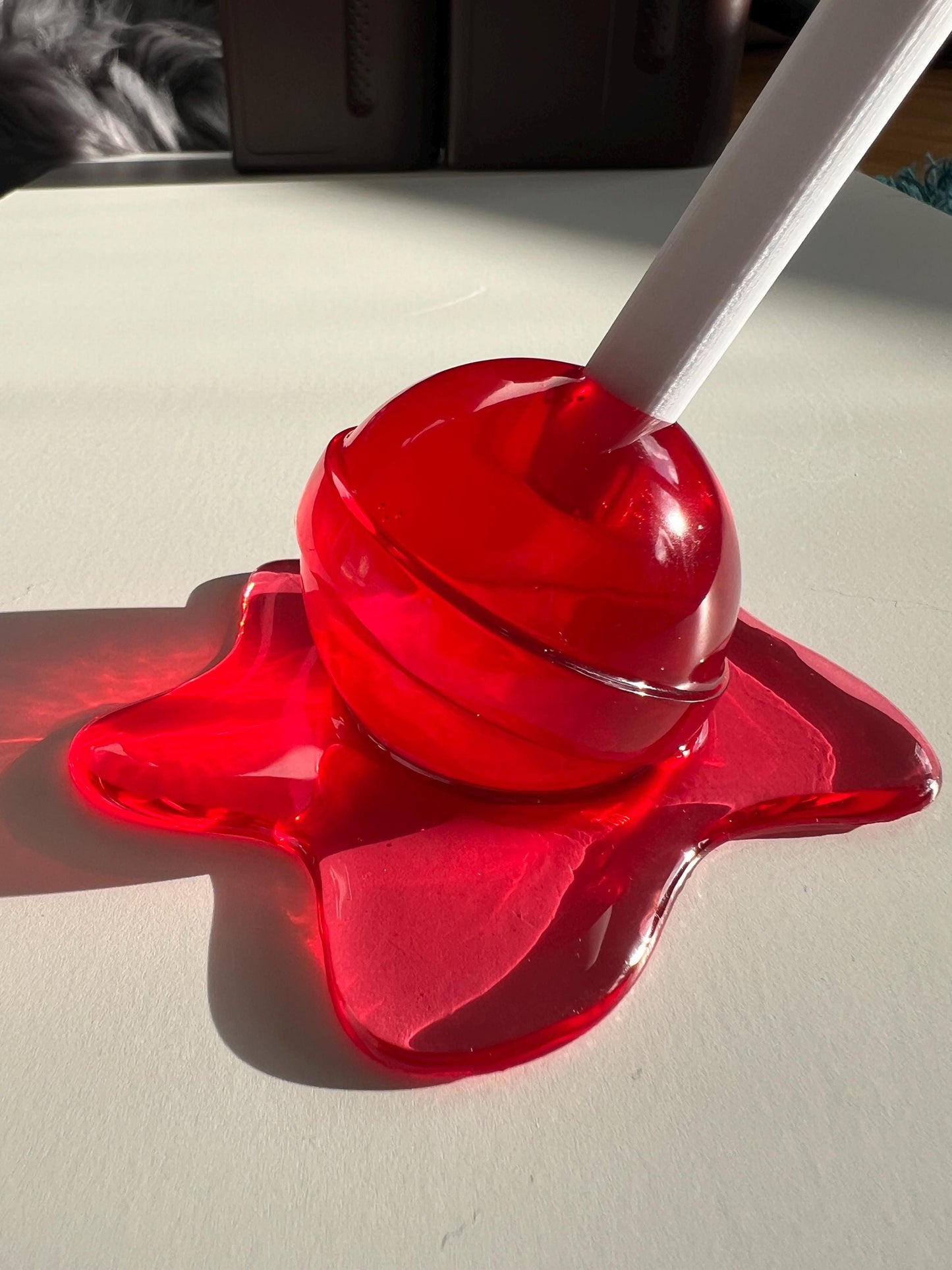 melted lollipop silicone mold - medium / Resin mold