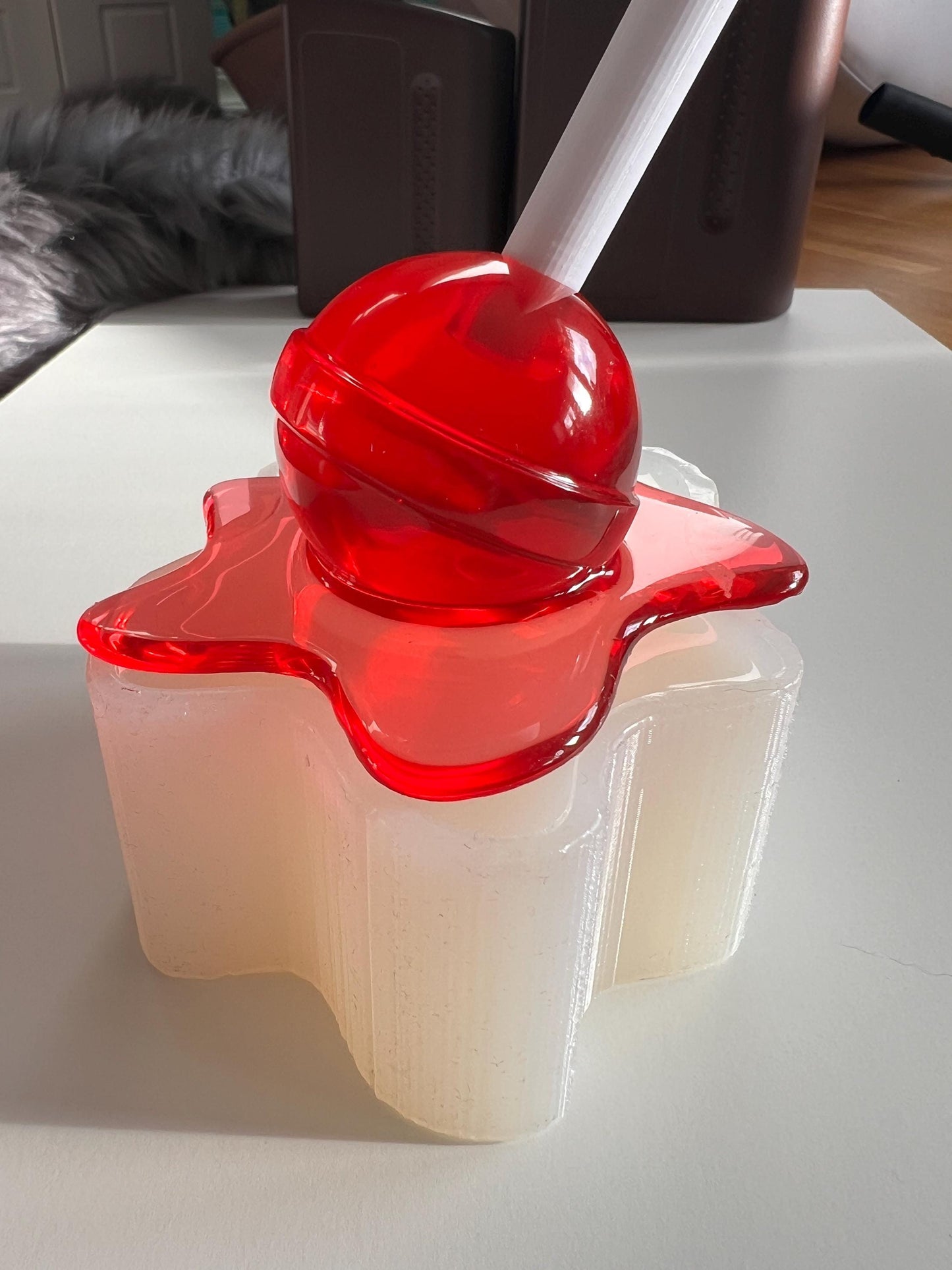 melted lollipop silicone mold - medium / Resin mold