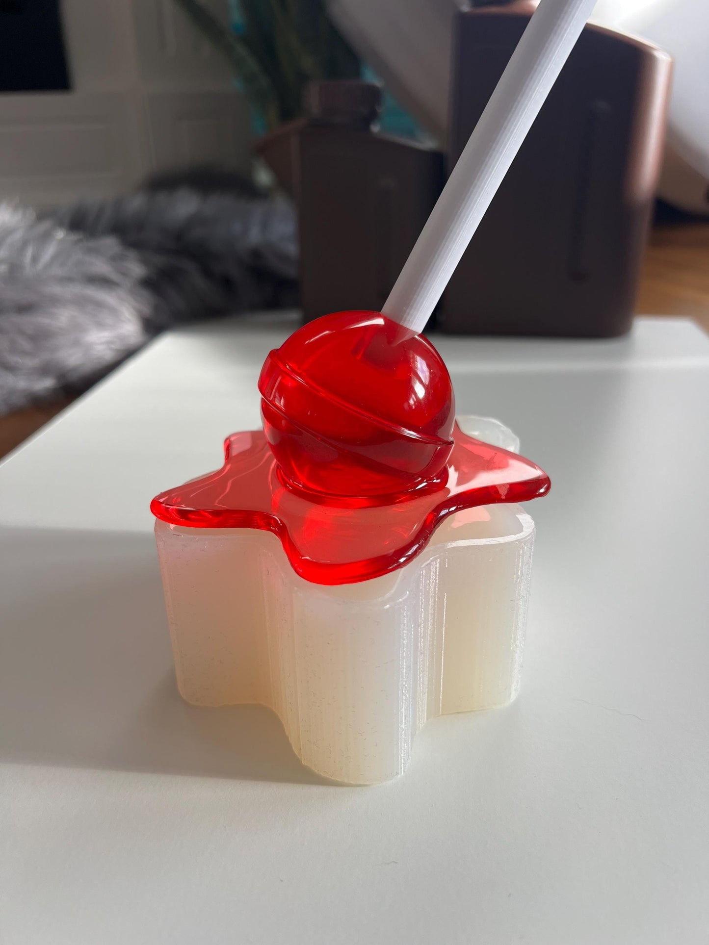 melted lollipop silicone mold - medium / Resin mold
