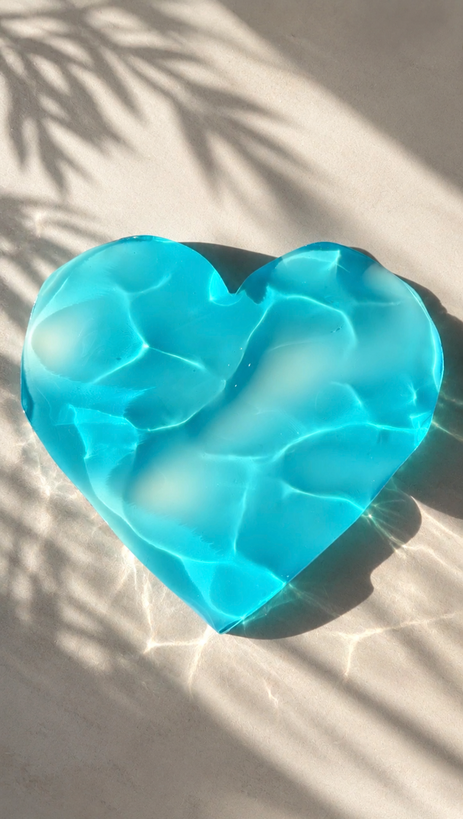 Vatteninspirerad konst 20 cm  Rund- Ocean art