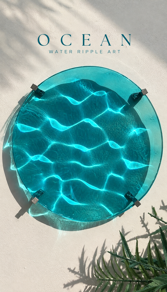 Vatten-inspirerad silikonform 30 cm Rund