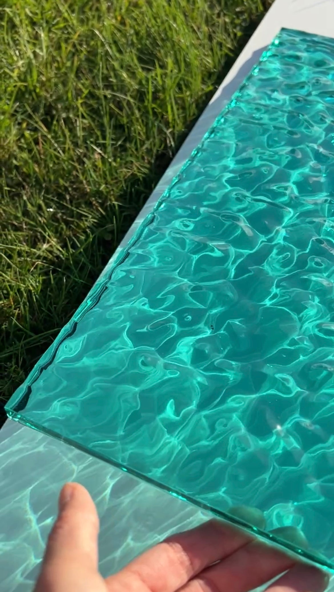 Water ripple silicone mold 30x40 cm/ Resin mold