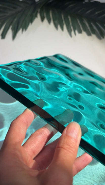 Water ripple silicone mold 20x20 cm / Resin mold