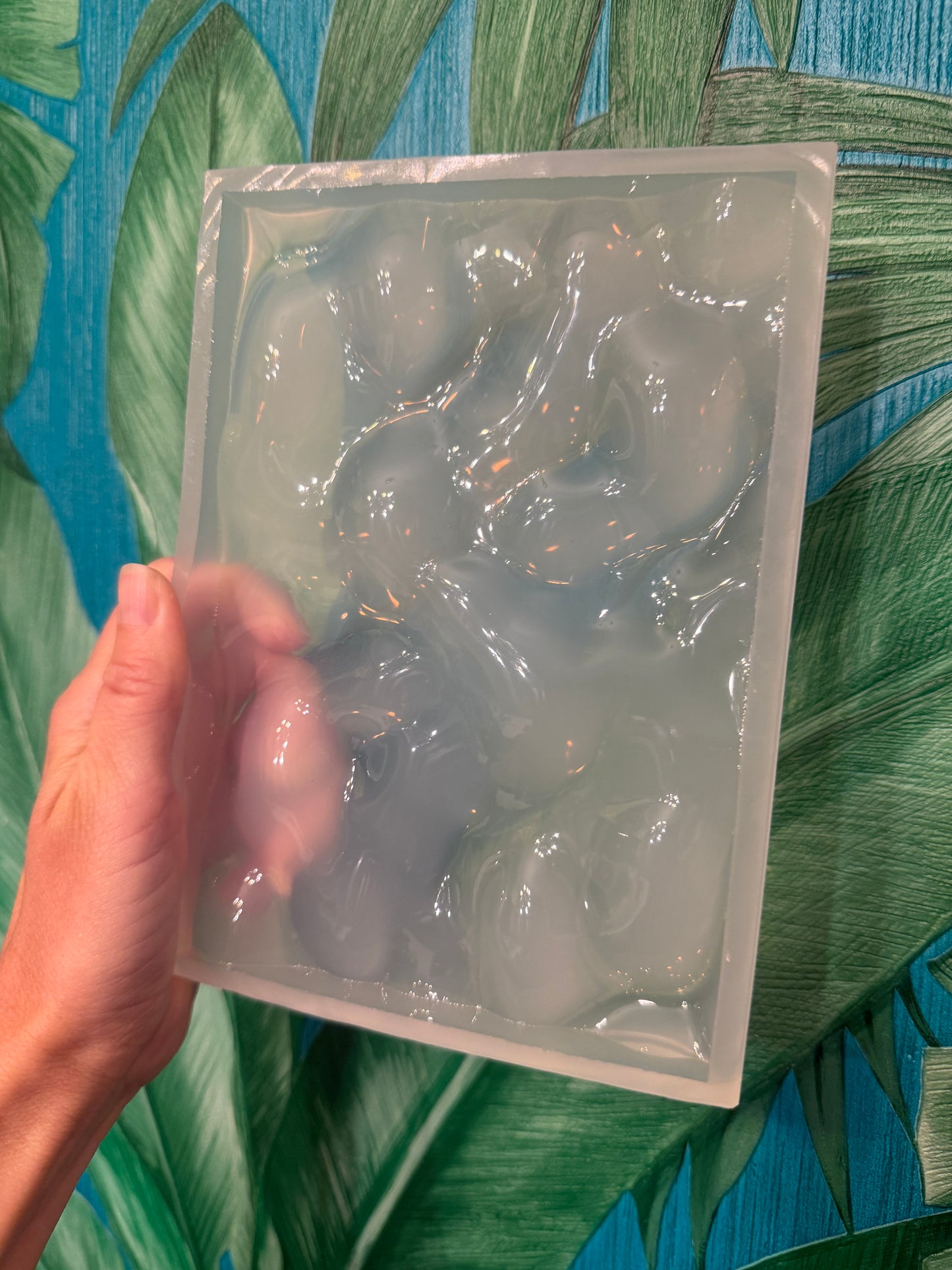 Vatten-inspirerad silikonform 17x12 cm