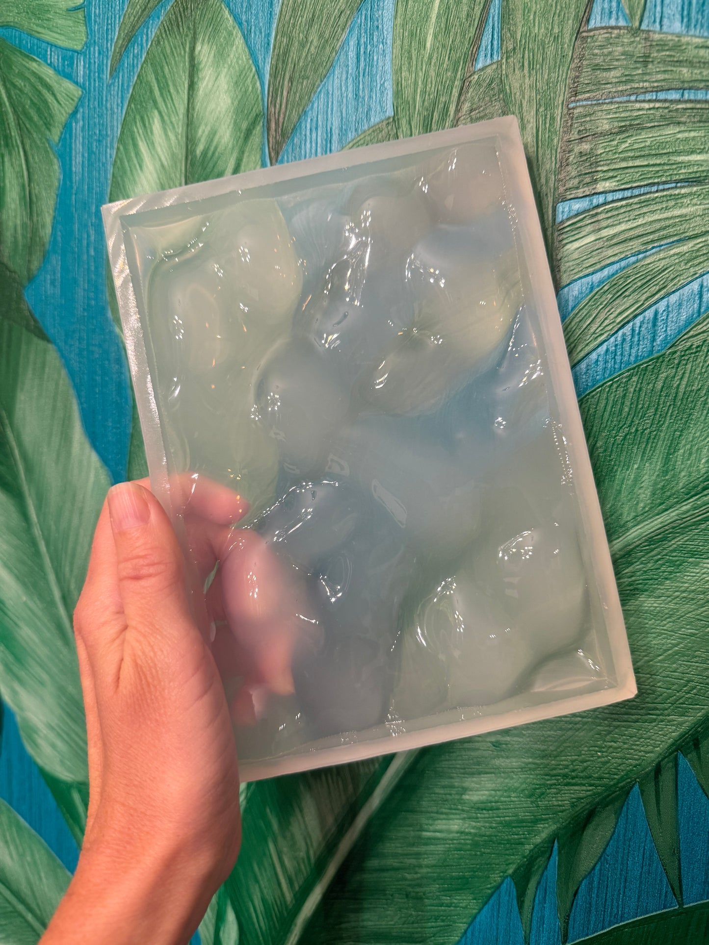 Vatten-inspirerad silikonform 17x12 cm