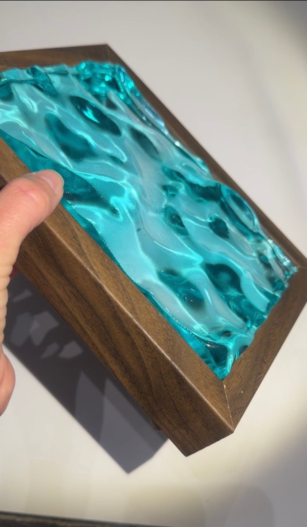 Vatten-inspirerad silikonform 17x12 cm