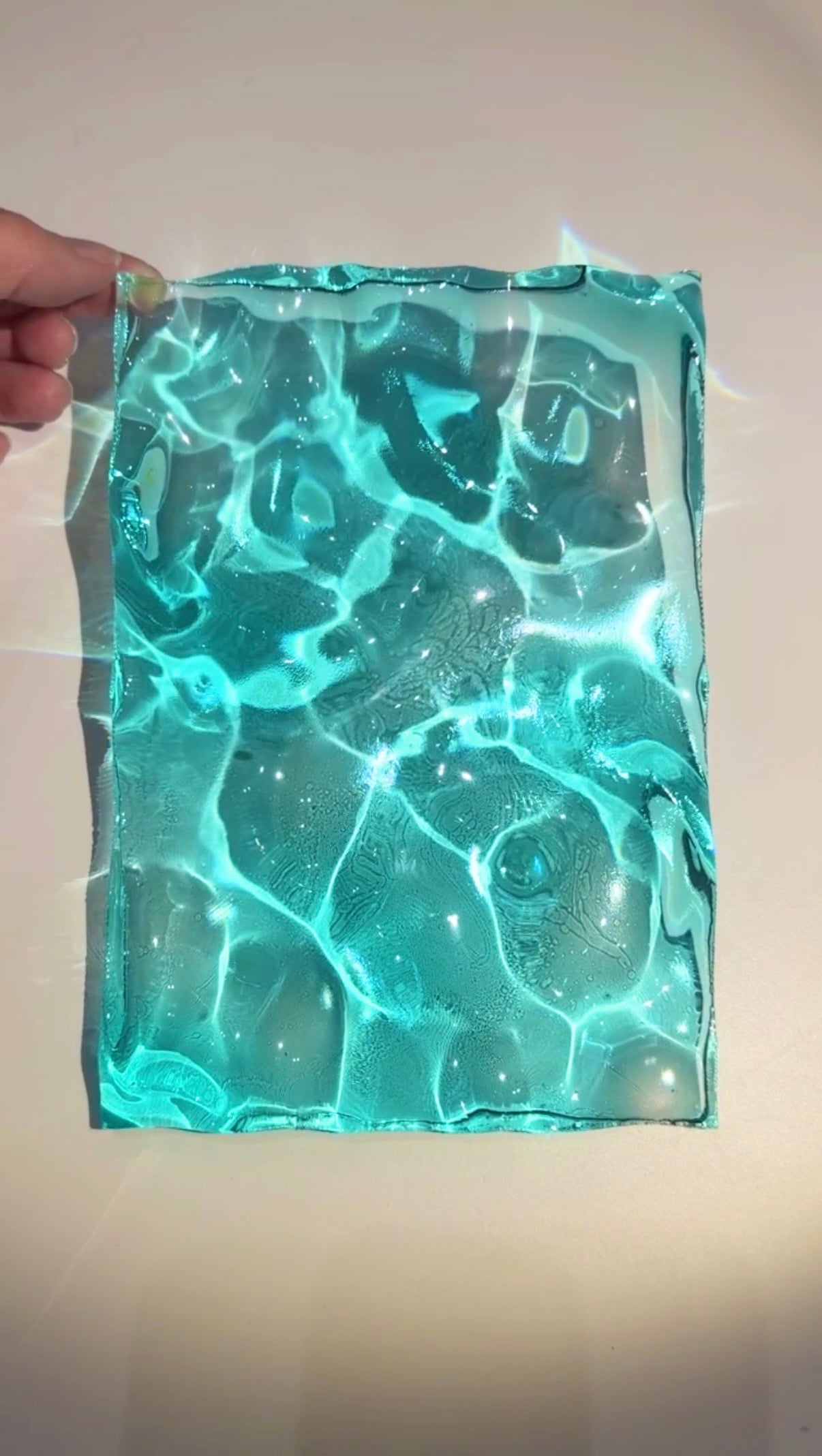 Vatten-inspirerad silikonform 17x12 cm