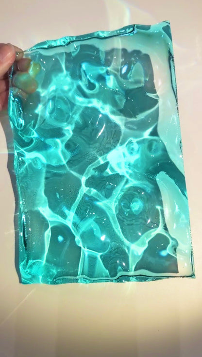 Vatten-inspirerad silikonform 17x12 cm