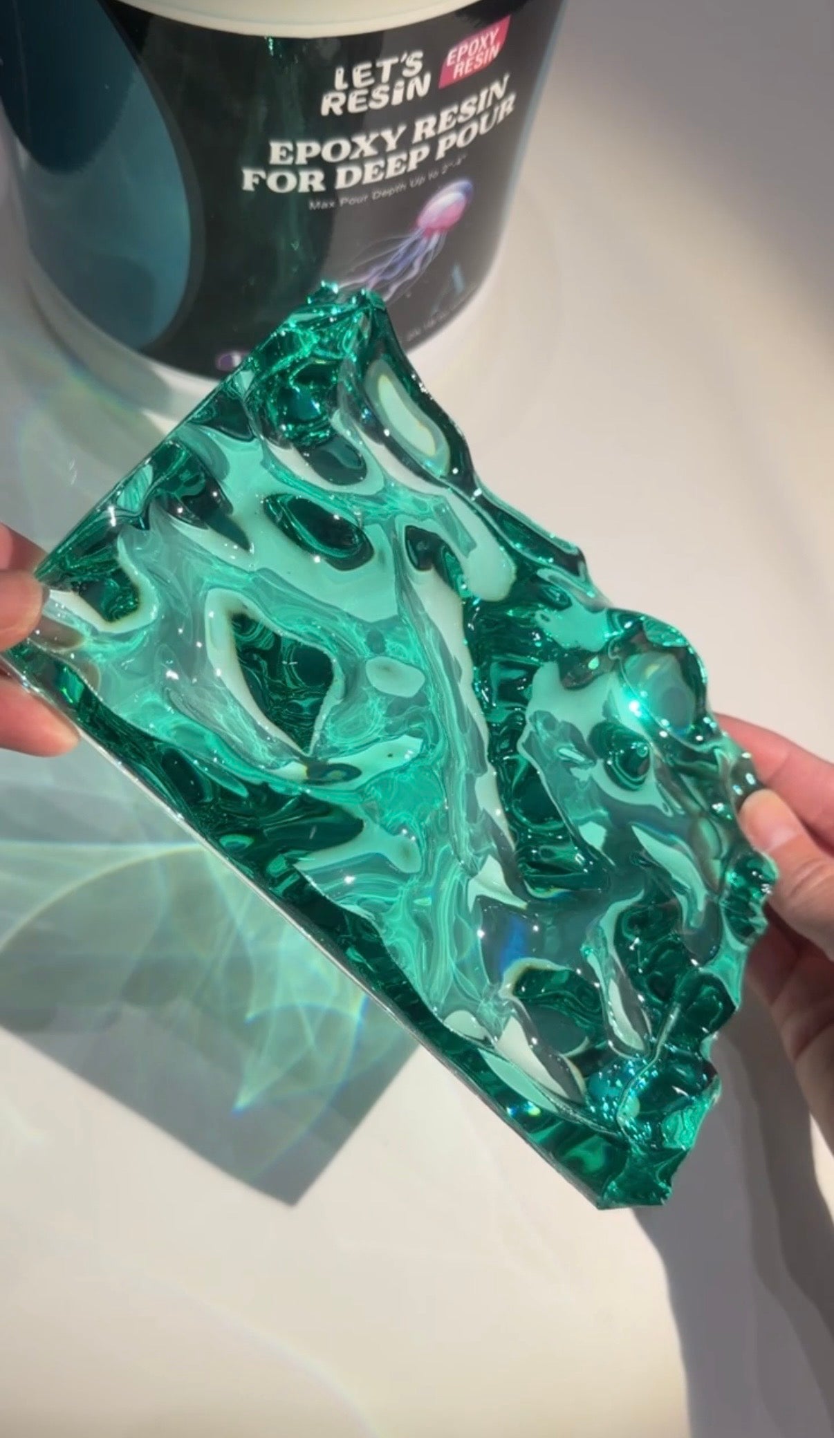 Vatten-inspirerad silikonform 17x12 cm