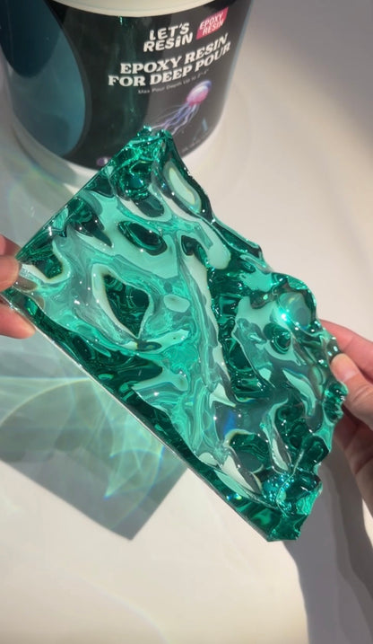 Vatten-inspirerad silikonform 17x12 cm