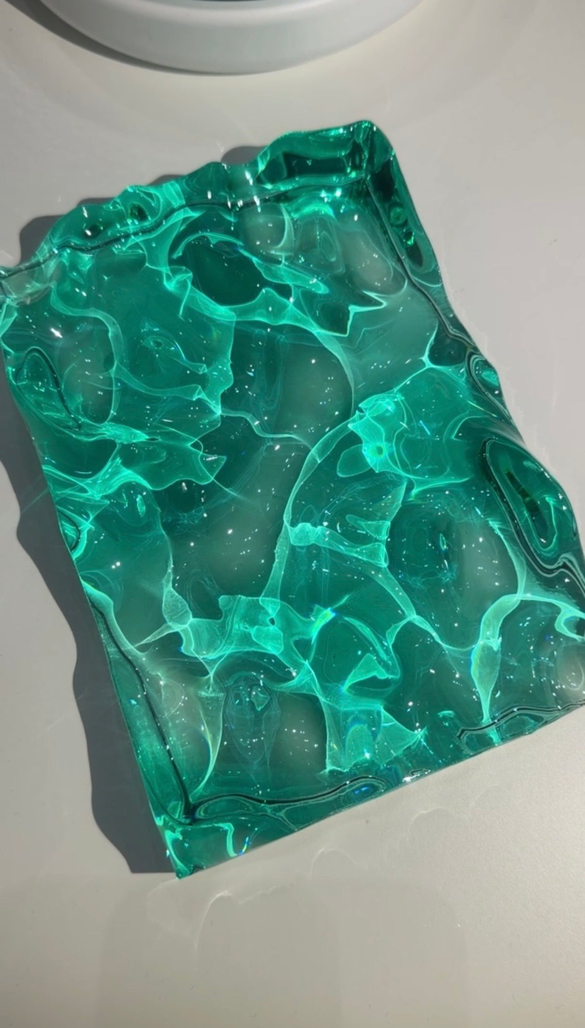 Vatten-inspirerad silikonform 17x12 cm