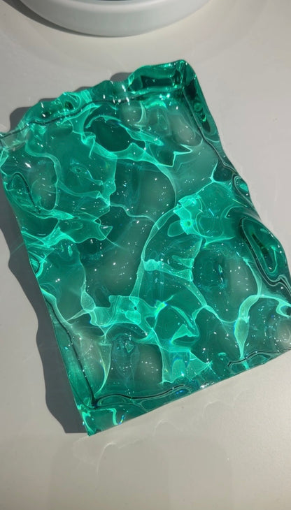 Vatten-inspirerad silikonform 17x12 cm