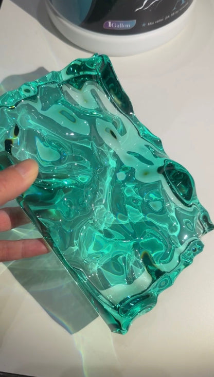 Vatten-inspirerad silikonform 17x12 cm