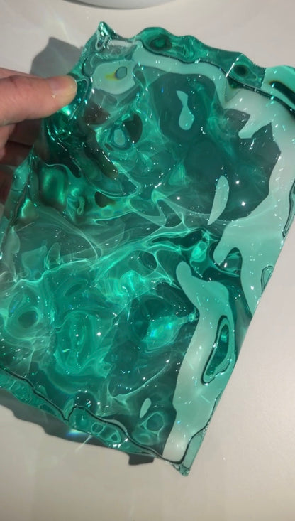 Vatten-inspirerad silikonform 17x12 cm