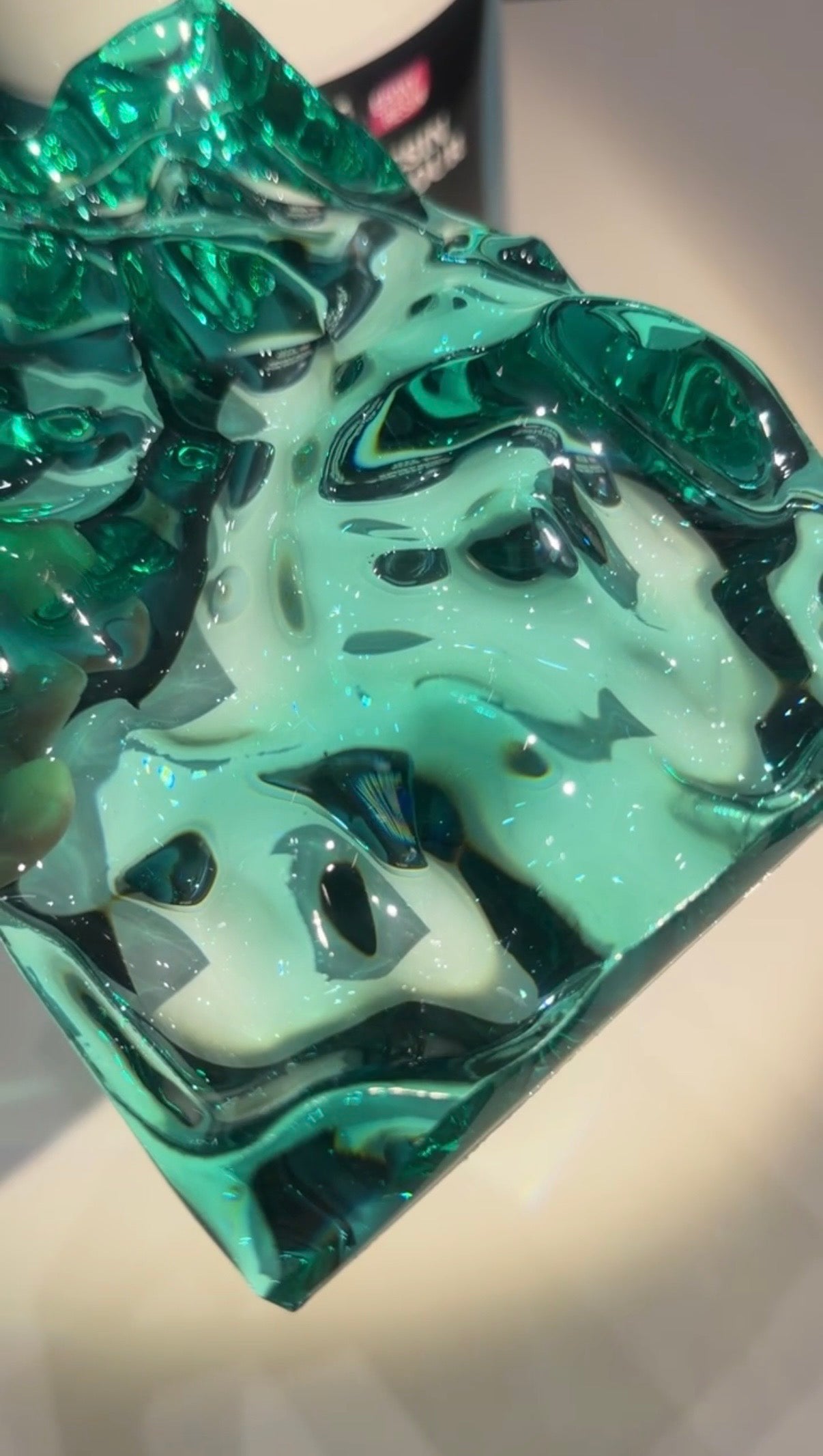 Vatten-inspirerad silikonform 17x12 cm