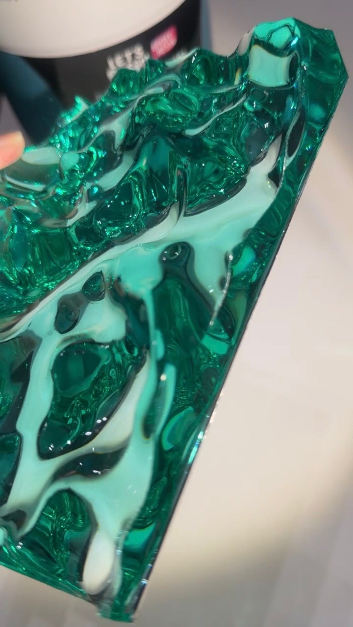 Vatten-inspirerad silikonform 17x12 cm