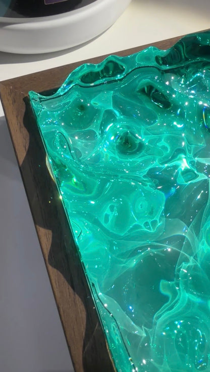 Vatten-inspirerad silikonform 17x12 cm