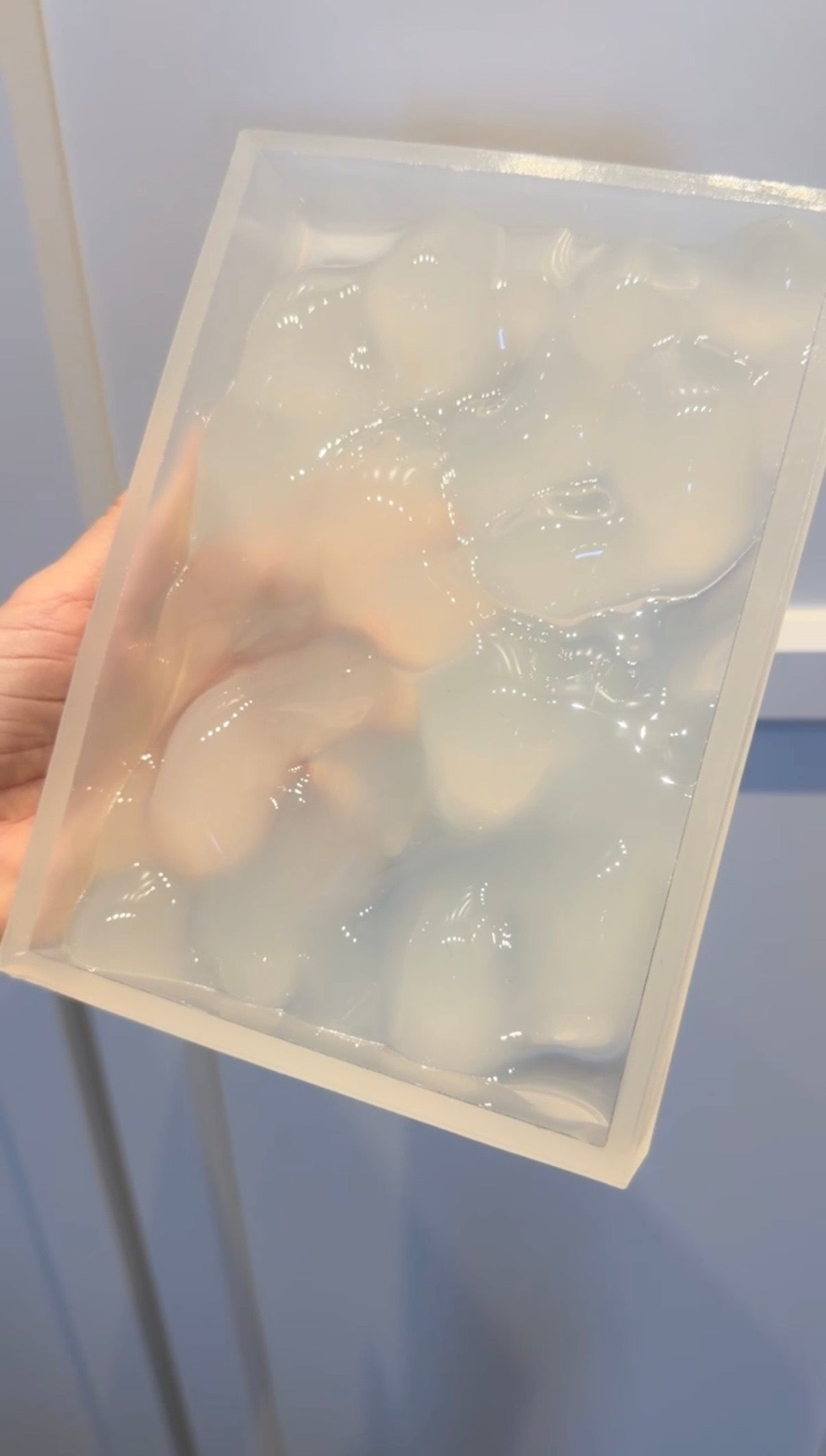 Vatten-inspirerad silikonform 17x12 cm