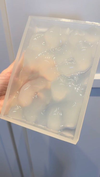 Vatten-inspirerad silikonform 17x12 cm