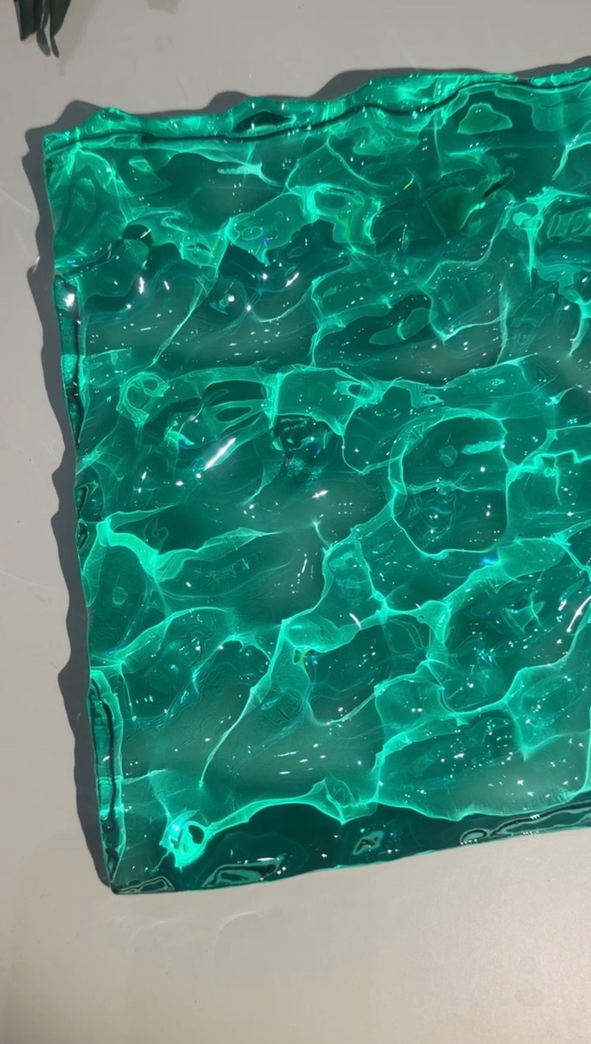 Vatten-inspirerad silikonform 20x20 cm