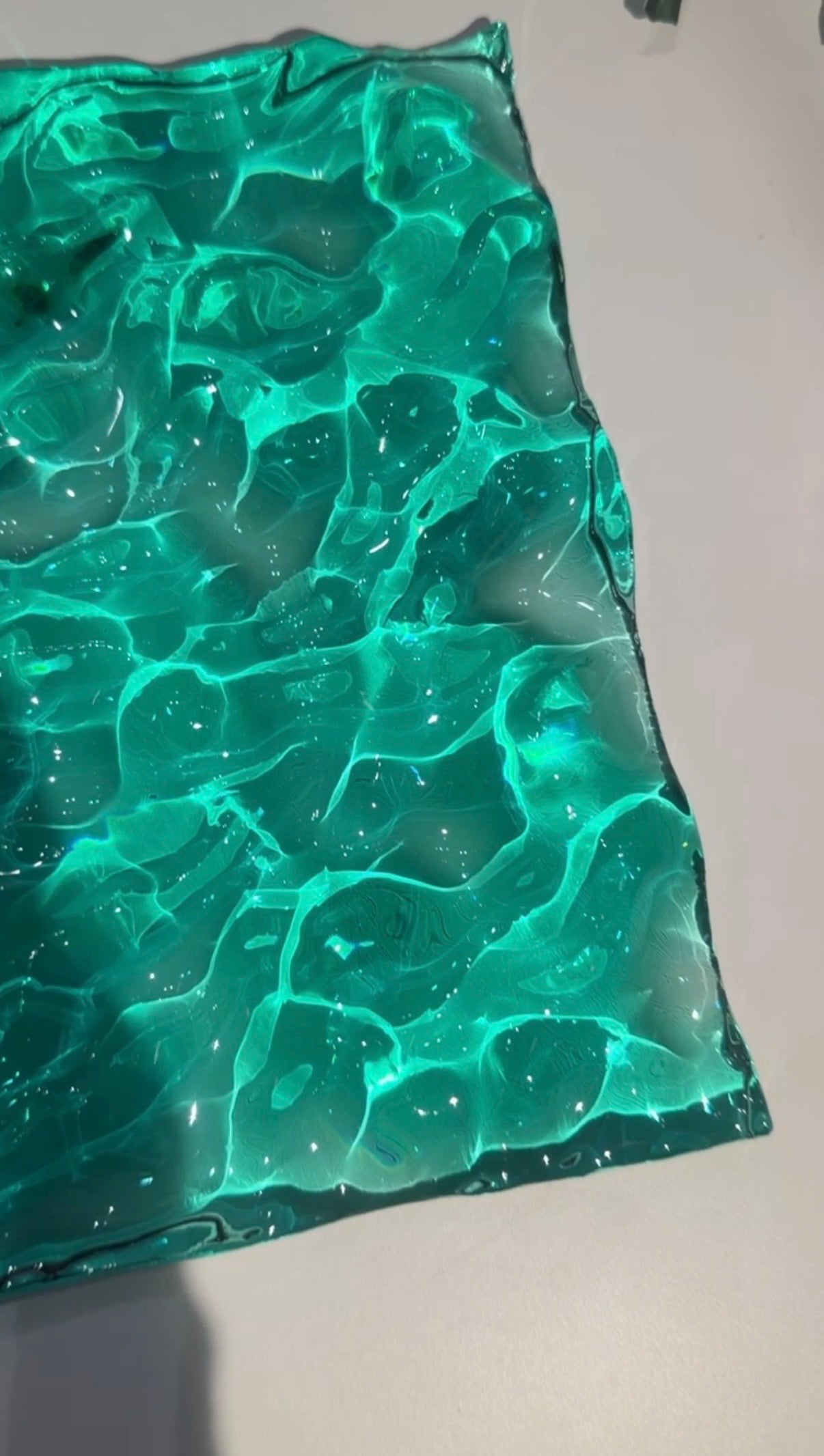 Vatten-inspirerad silikonform 20x20 cm