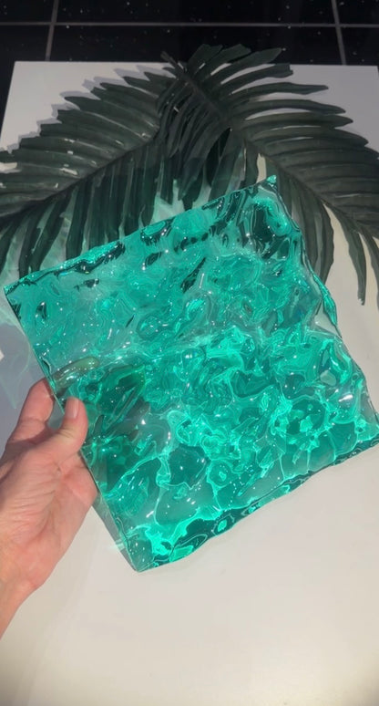 Vatten-inspirerad silikonform 20x20 cm