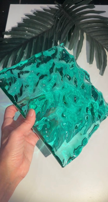 Vatten-inspirerad silikonform 20x20 cm