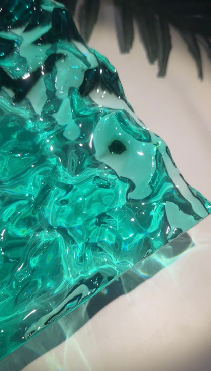 Vatten-inspirerad silikonform 20x20 cm