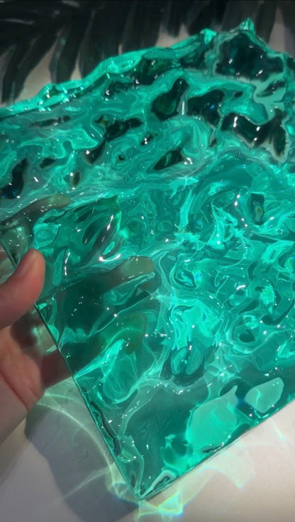 Vatten-inspirerad silikonform 20x20 cm