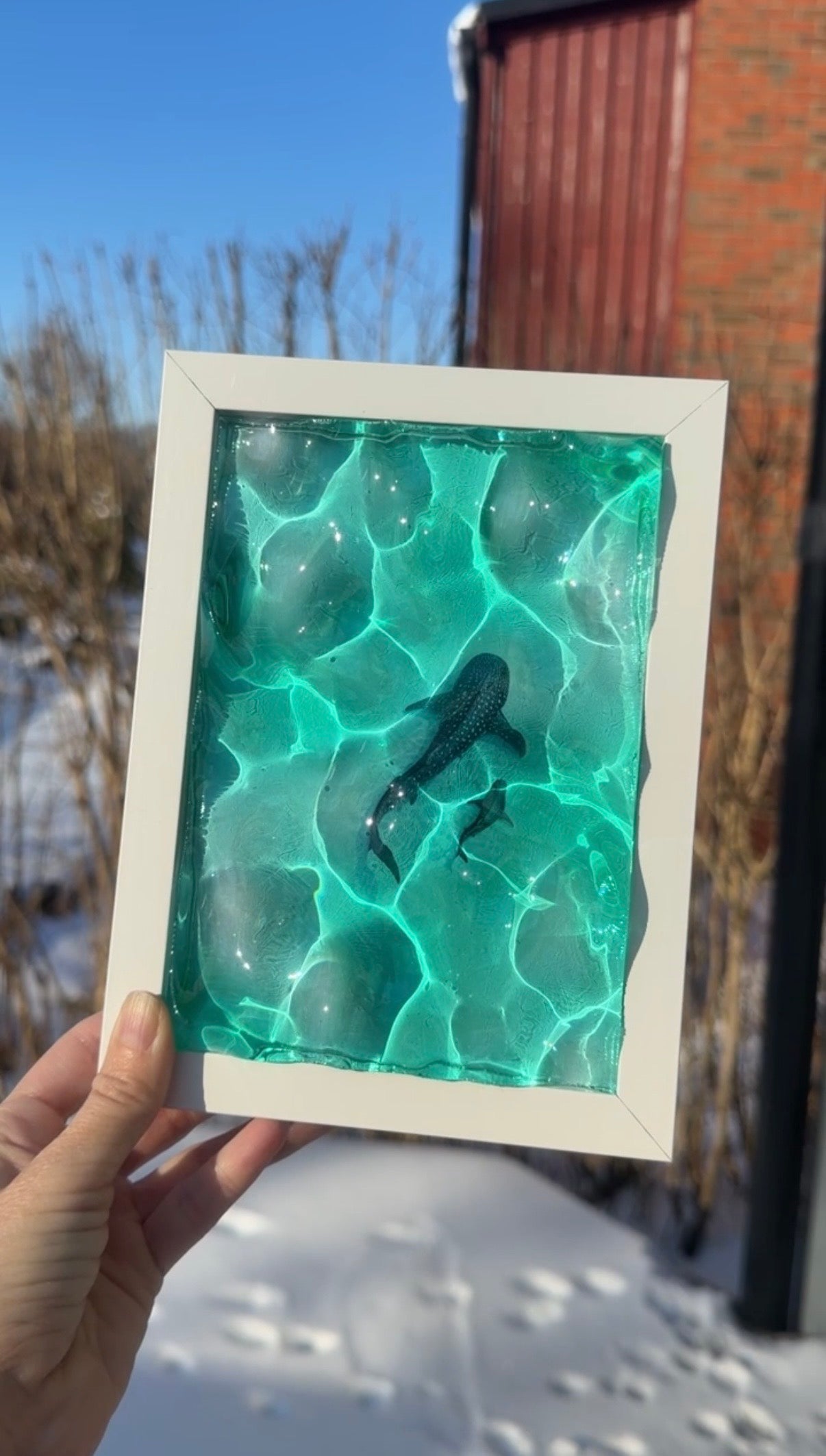 Vatten inspirerad tavla - *Ocean art*