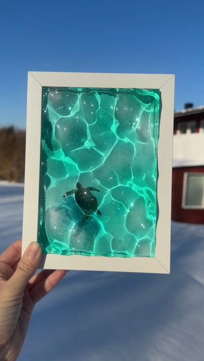 Vatten inspirerad tavla - *Ocean art*