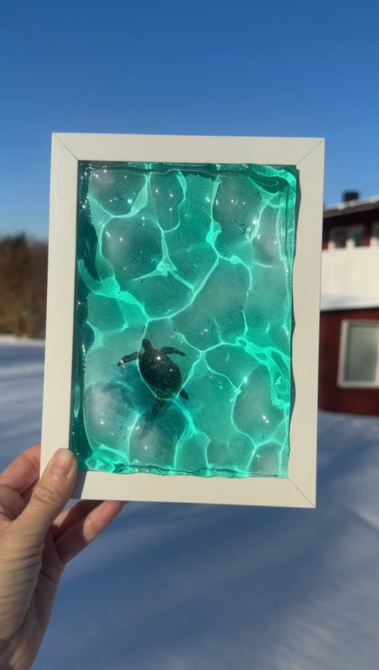 Vatten inspirerad tavla - *Ocean art*