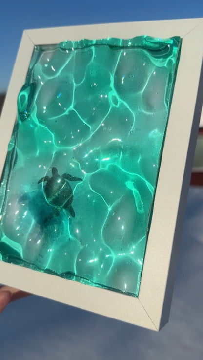Vatten inspirerad tavla - *Ocean art*