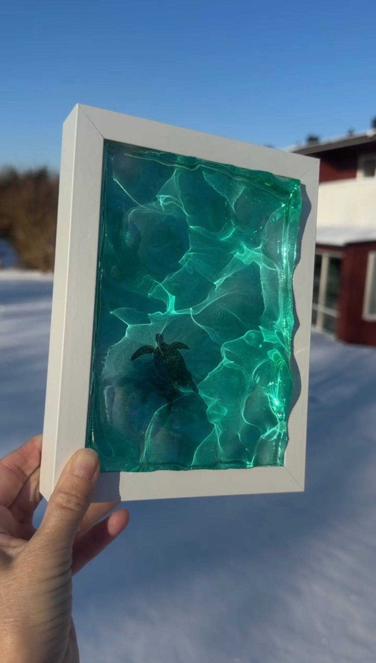 Vatten inspirerad tavla - *Ocean art*