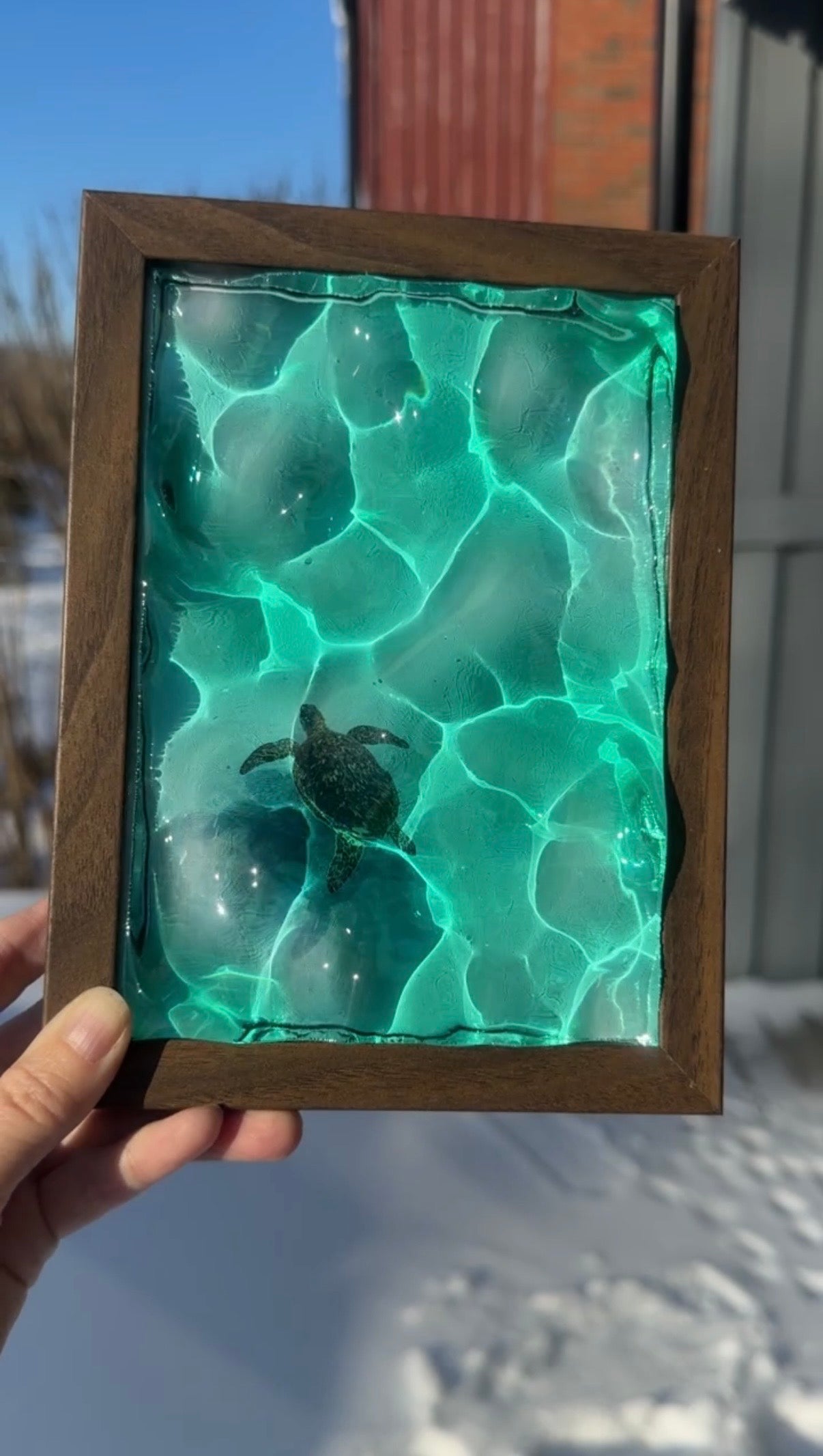 Vatten inspirerad tavla - *Ocean art*