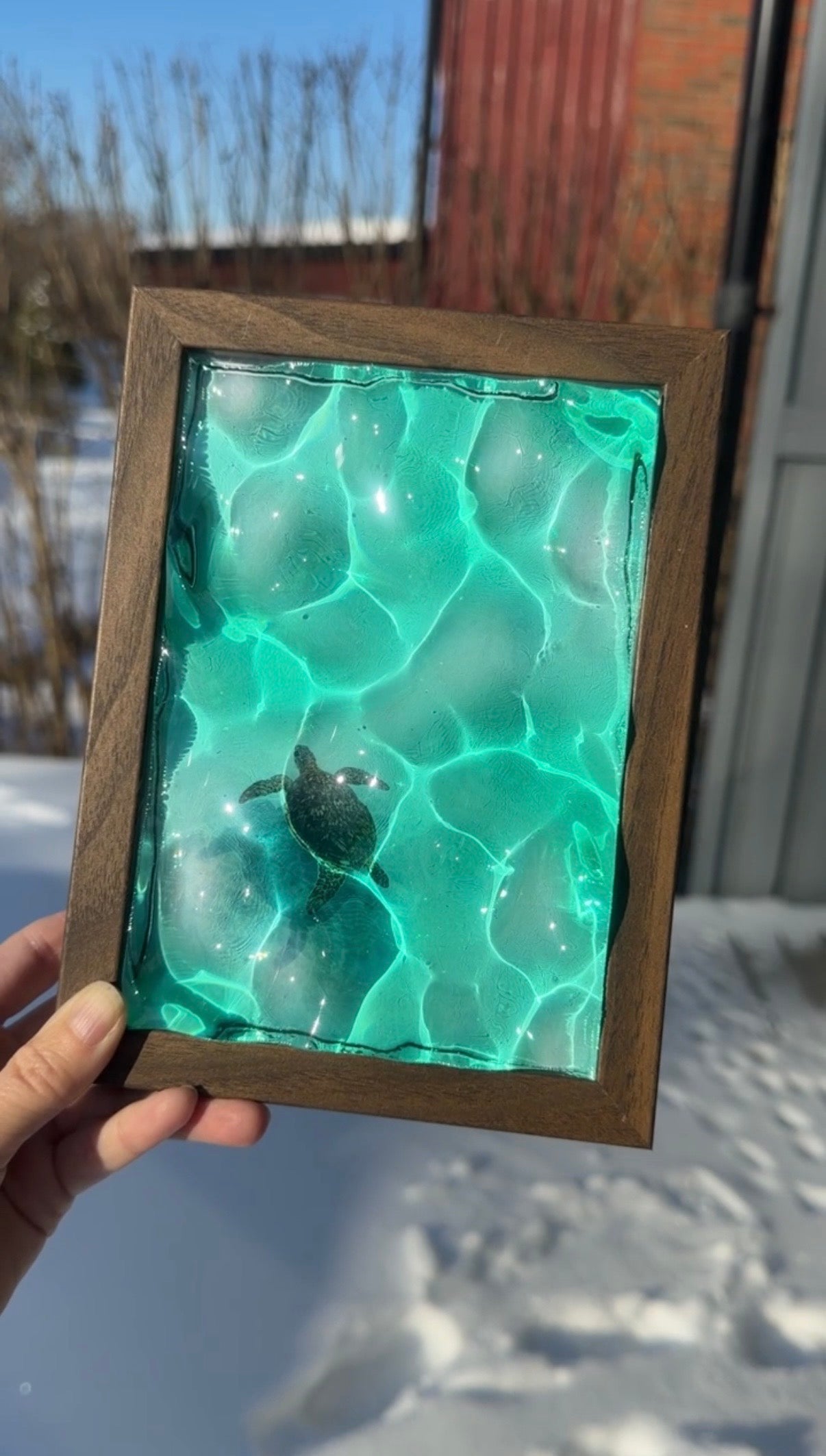 Vatten inspirerad tavla - *Ocean art*