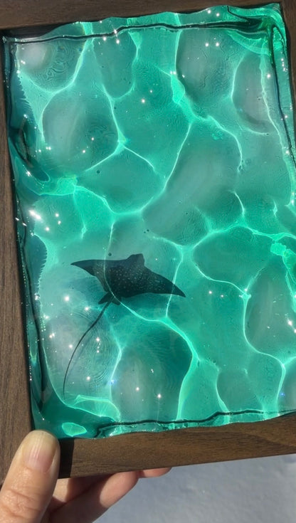 Vatten inspirerad tavla - *Ocean art*